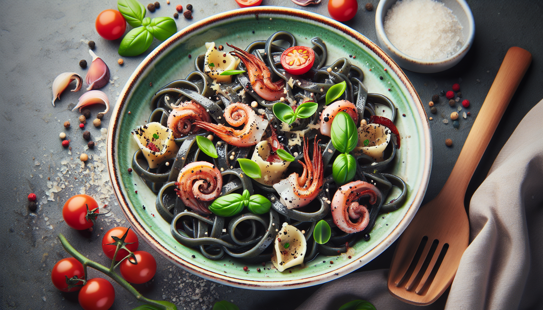 pasta con nero di seppia